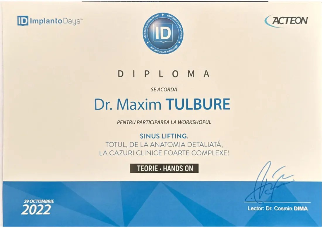 Workshop Sinus Lifting (ImplantoDays / ACTEON)