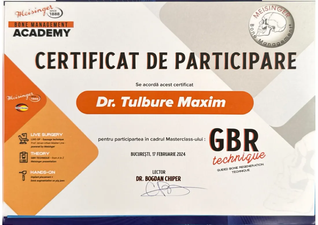 Masterclass GBR technique (Meisinger Bone Management Academy)