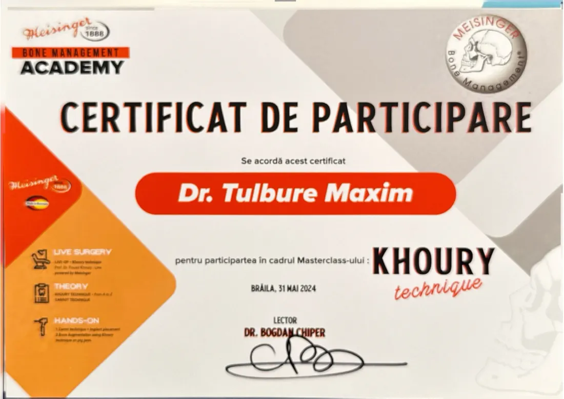 Masterclass Khoury technique (Meisinger, Brăila)