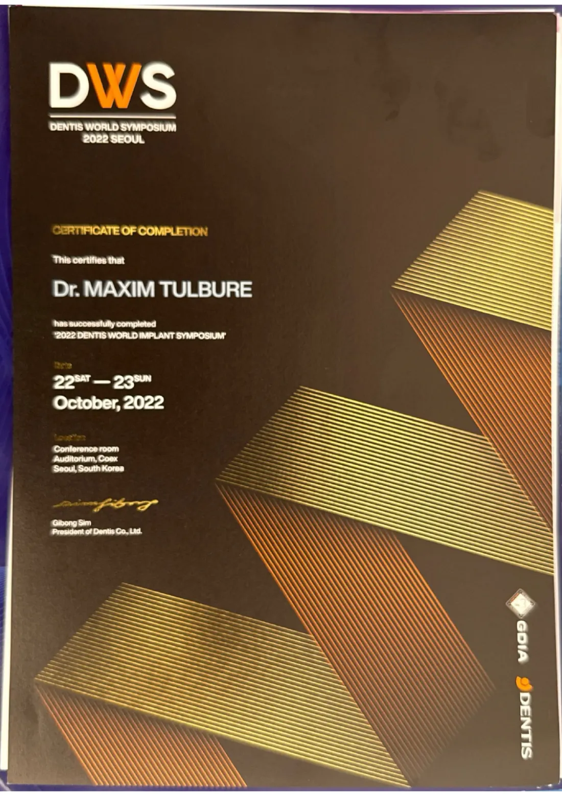 Dentis World Implant Symposium (Seoul, Coreea)